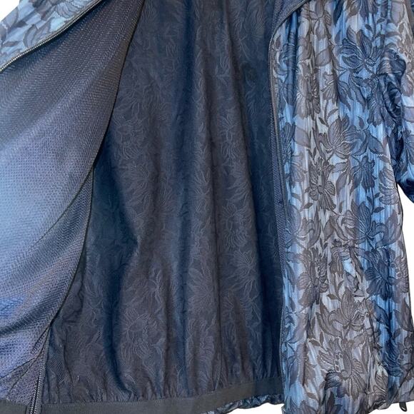 Athleta Sightseer Lace Jacket Blue Size Small - Picture 10 of 13
